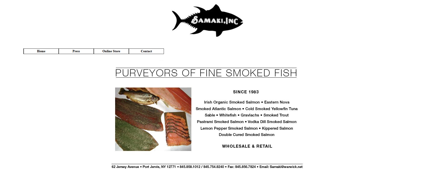 Samaki, Inc. website